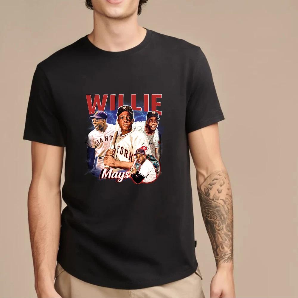 Willie mays hayes tshirt cotton mens tee all sizes s4xl S