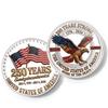 250th Anniversary Commemorative Coin Independence Day Founding Medal Challenge Coin Embossed Metal Coin Color Printed Badge