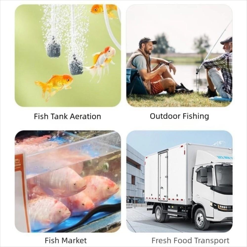 USB Fish Tank Air Compressor Mini USB Air Pump Portable Silent Air Compressor  Fish Tank