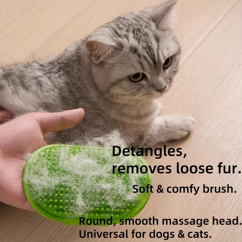 2 szt. Narzędzie do pielęgnacji kota Silikonowa szczotka grzebień Odpowiedni dla kotów domowych Regulowany drapak Masaż twarzy Gąbka do kąpieli Akcesoria Drapak pod brodę