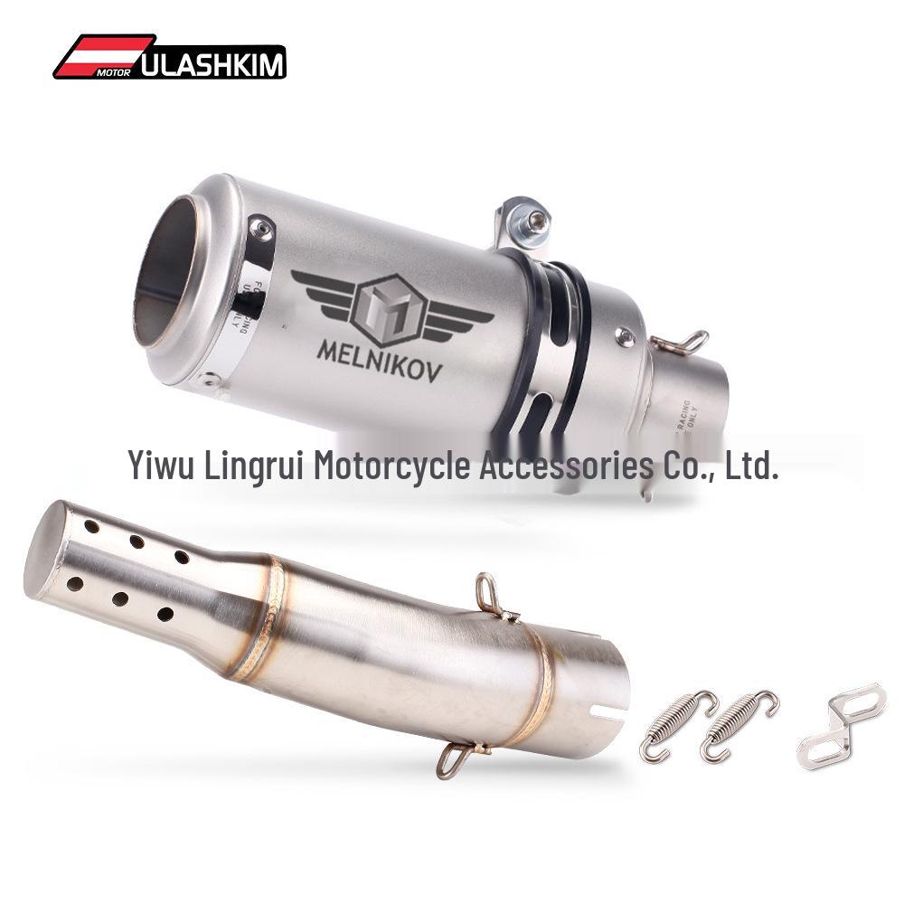 Stainless Steel Mid-Pipe for CFMoto NK400 Motorcycle Exhaust Modification