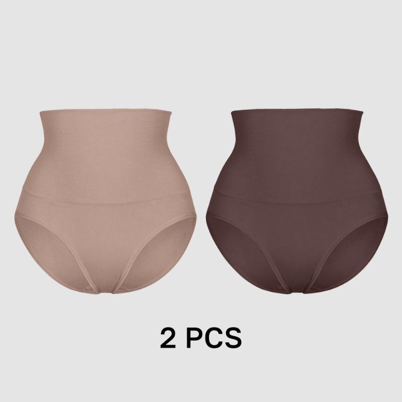 Women High Waisted Seamless Tummy Control Butt Lifting Body Shaping Briefs