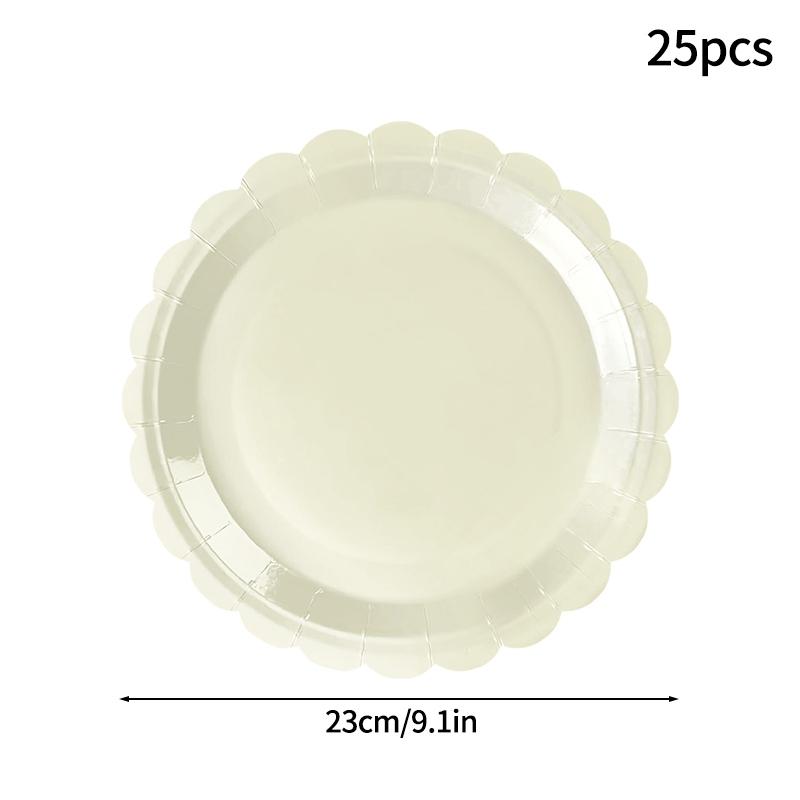 Birthday Party Tableware Set Pink Purple Disposable Paper Plates Napkins Cups Party Decor Wedding Baby Shower Party Supplies