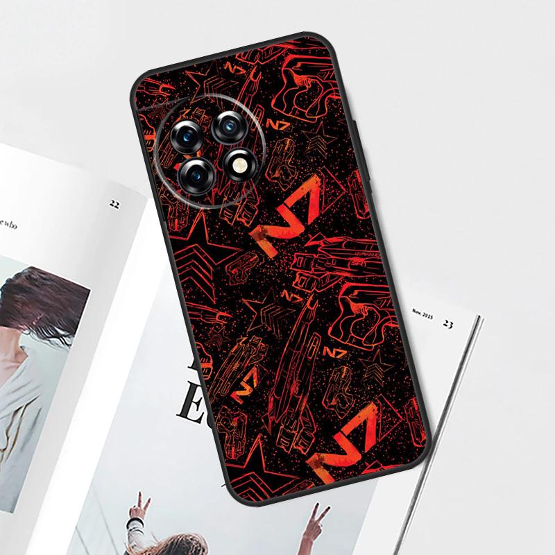 N7 Mass Effect Case For OnePlus Nord CE 5 3 4 Lite N20 N30 OnePlus 15 13 12 11 9 10 Pro 13T 13R 10T Cover