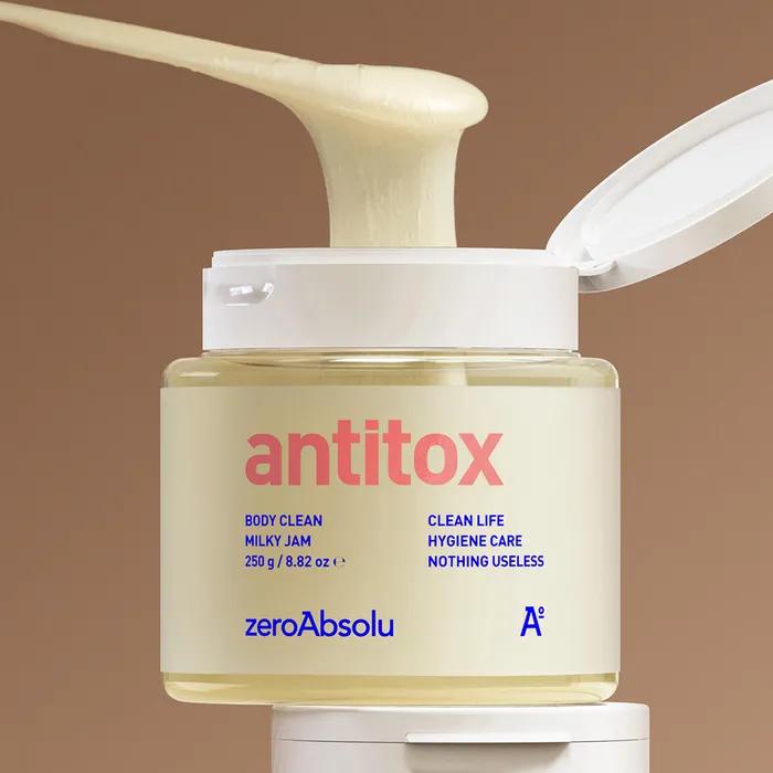 [Nährstoff Körpercreme]_Anti-Tox Körperreinigung Milchige Creme + Exklusiver Spatel