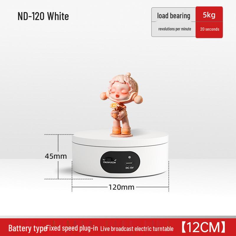 Turntable King Rotating Display Stand for Photography & Live Streaming