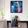 New Arrival 5D DIY Full Circle Diamond Painting "Flowers and Cats" Embroidery Cross Stitch Home Decor Gift