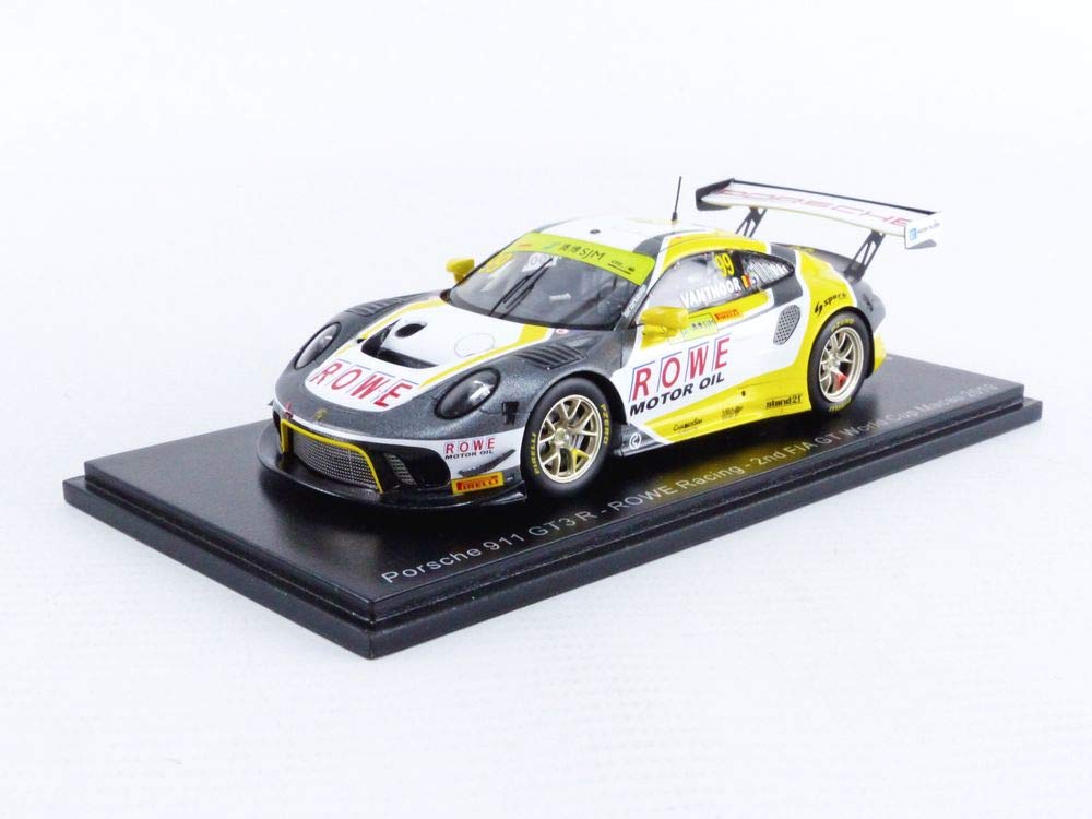 

Spark National Model Porsche 911 GT3 R ROWE 2019 Кубок мира FIA GT Макао 2-е место Вантор 1/43 #99 Л.