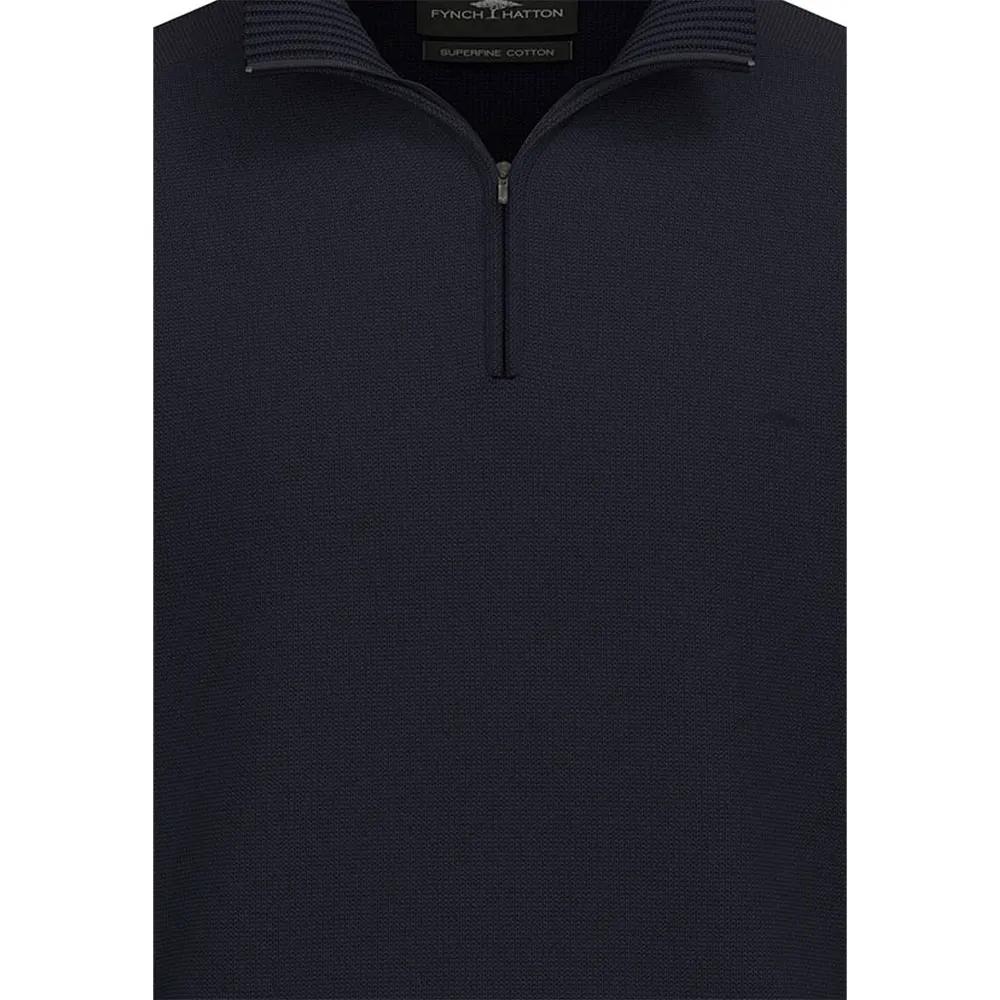 Fynch Hatton Свитер с полумолнией Supersoft