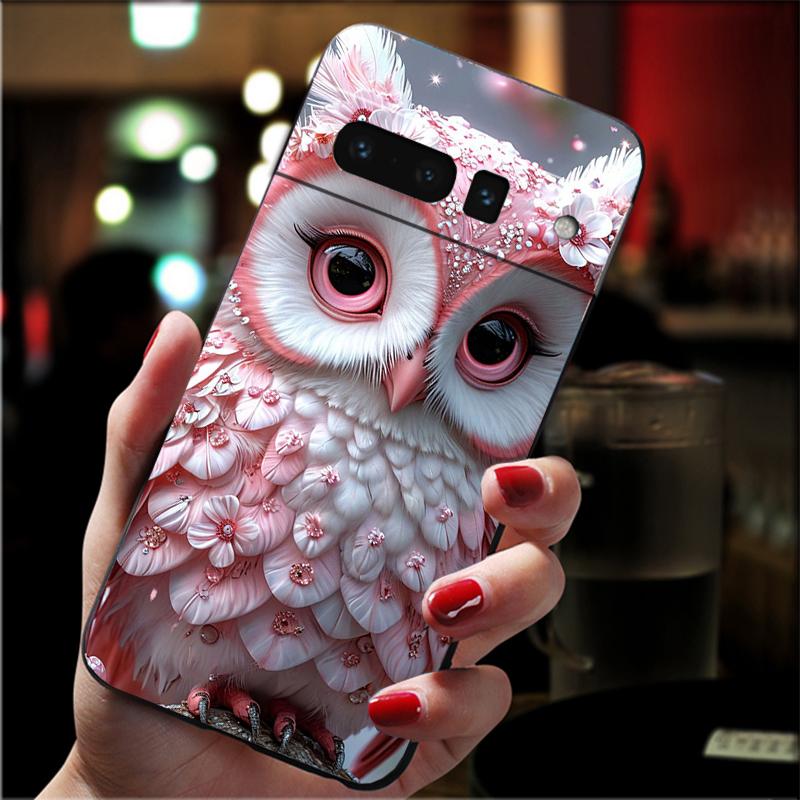 

Phone Case For Google Pixel 10 9 Pro XL 9A 8 7 6 Pro Pixel 8A 7A 6A Pixel 8 7 6 5 Owls Animal Google Pixel 9 Pro