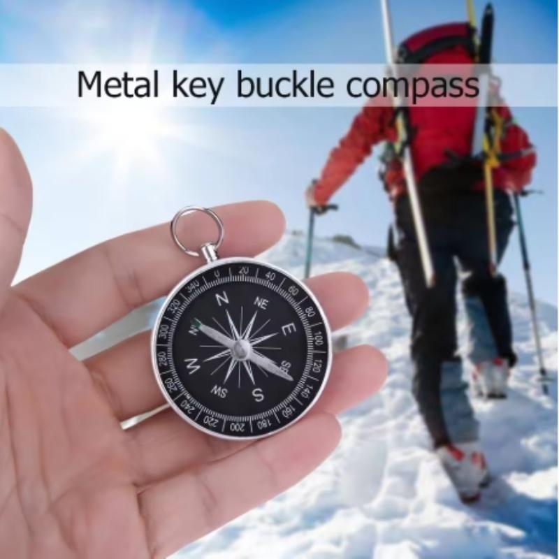 G44 Compass Keychain Pendant Aluminum Alloy Metal Material Portable Gift Mini Pocket Outdoor Adventure Travel Compass G44 Compas