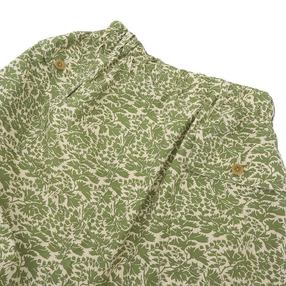 HAVERSACK Good Condition HAVERSACK Cotton Leaf Camouflage Print Long Skirt for Women, Green, 0 662403 Skirt 0 greenUsed