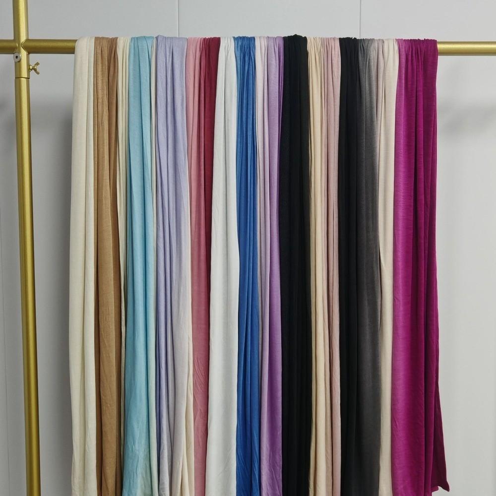 Breathable Fabric Muslim Hijab Scarf Soft Texture Stylish Bandana Breathable Hijab  For Women
