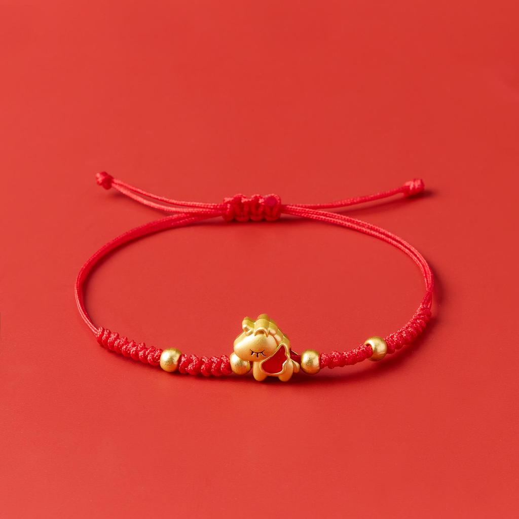 2026 Year of the Horse Red String Bracelet, Handmade Ethnic Style Hand Rope, New Year Charm for Good Fortune.