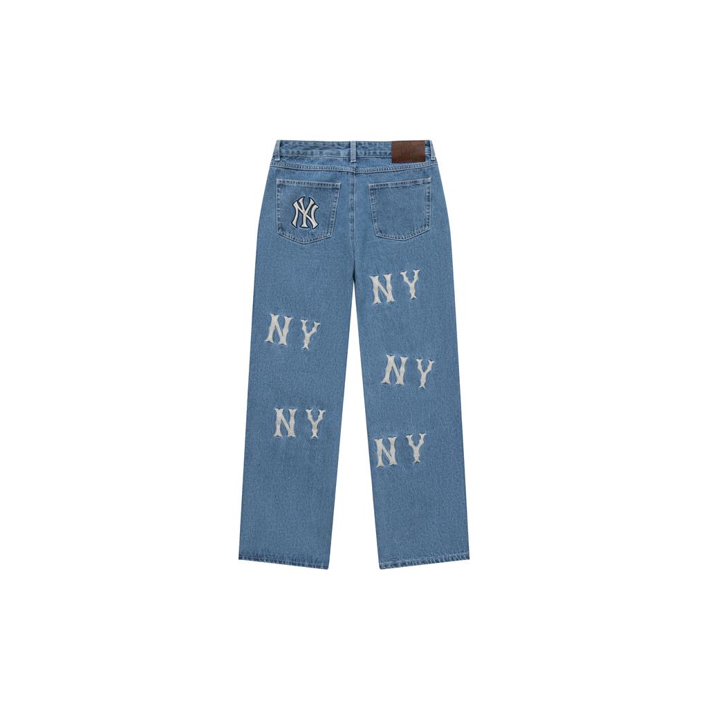 New MLB New York Yankees Jeans Women's Blue 3FDPB0131-50INS