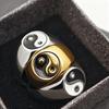 Eastern Bagua Tai Chi Stainless Steel Ring: Niche High-End Titanium Design