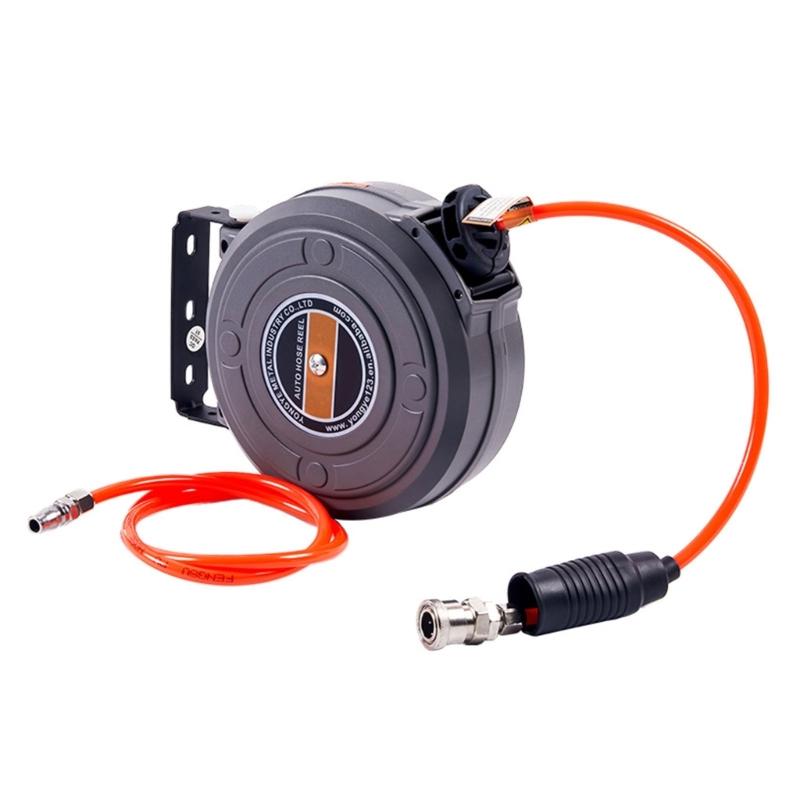 

Automatic Retractable Dust Proof Miniature Air Hose Reel for High Pressure Applications in Automotive Repairing Shops 1