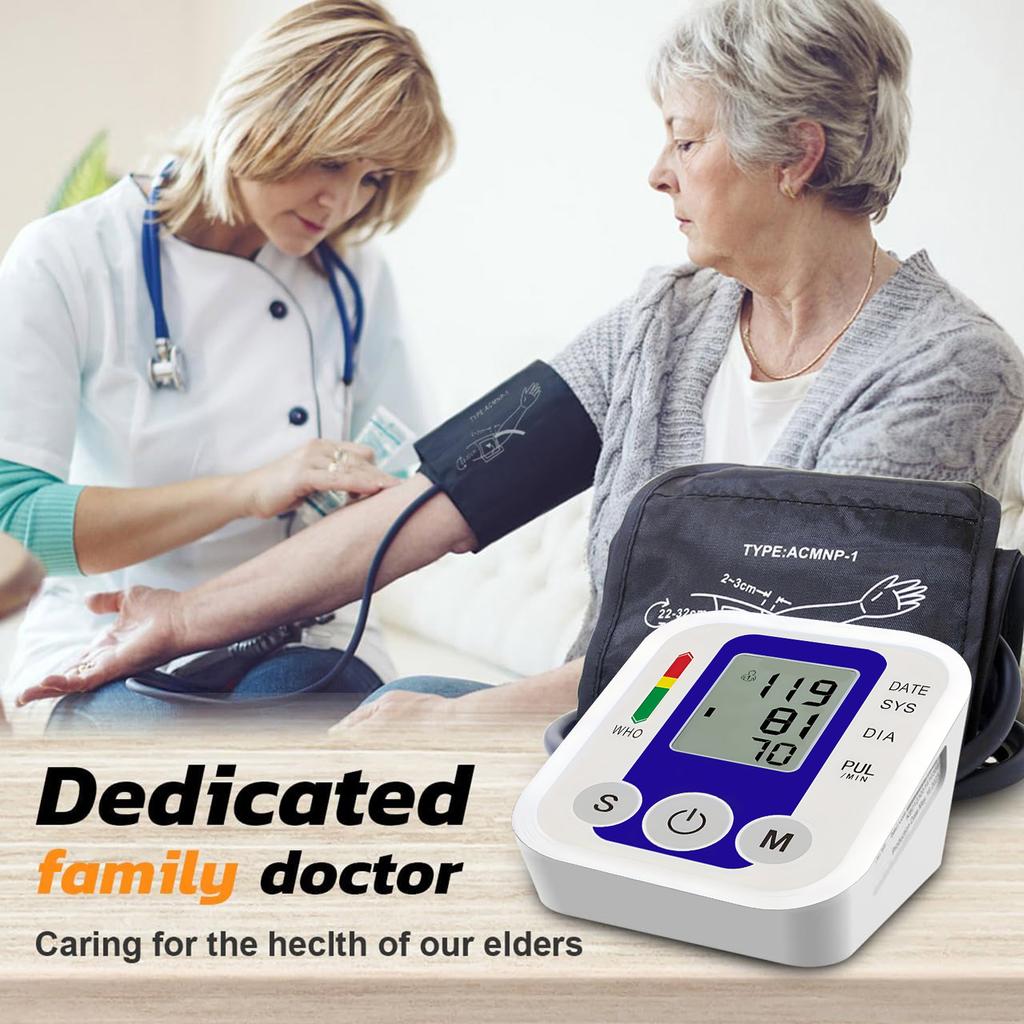 Digital Automatic Blood Pressure Monitor Tonometer Or Finger Pulse Oximeter,Portable Household Medical Heart Rate Pulse Meter