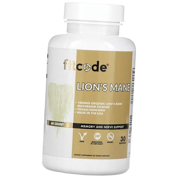 

Ежовик гребенчатый, Lion s Mane 1000, Fitcode 60капс (71637001) 60caps