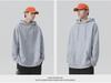 Unisex Oversized Solid Color Hooded Sweatshirt - Long Sleeve Pullover with Pocket