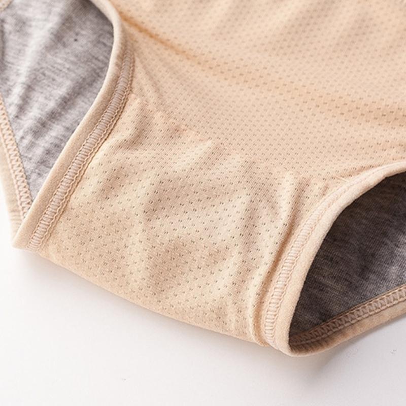 Washable Leakproof Ladies Underwear Full Coverage Panties Briefs for Comfort and Breathability During Menstrual Periods
