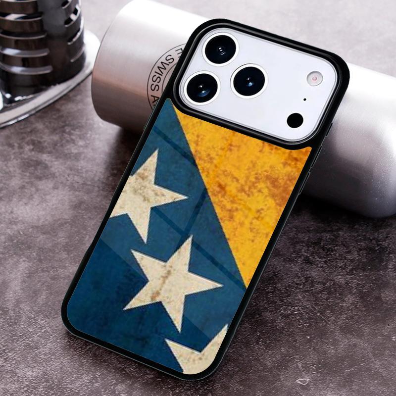 Bosnia and Herzegovina Flag print Phone Case For iPhone 17 16 15 14 13 12 11 Pro Max Plus 17Air Soft Silicone Cover