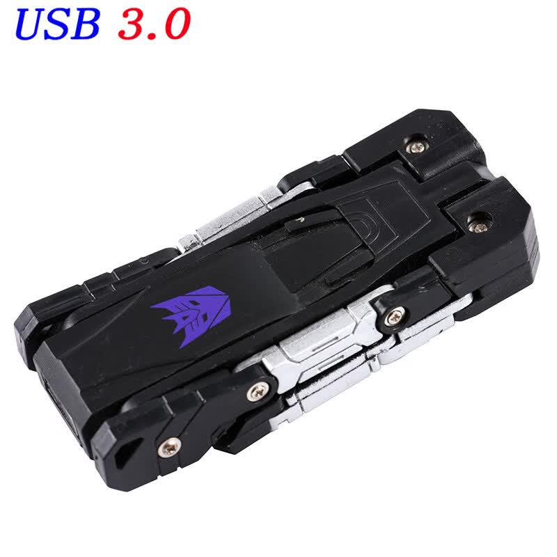 OLOEY Transformer Retractable USB 3.0 Flash Drive 128GB чёрный