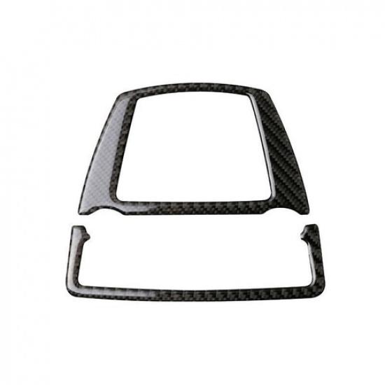 Real Carbon Fiber Front Reading Light Lamp Frame Trim For BMW X3 F25 X4 2011-17