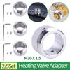 2/5Set Heating Valve Adapter 304 Stainless Steel Radiator Valve Thermostat Head With Strips M30x1.5 Radiator Thermostat Adapter