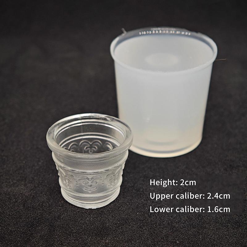 

1 шт. кукольный домик еда и игровая ваза силиконовая форма УФ эпоксидная поворотная форма кукольные аксессуары игрушка сцена украшение