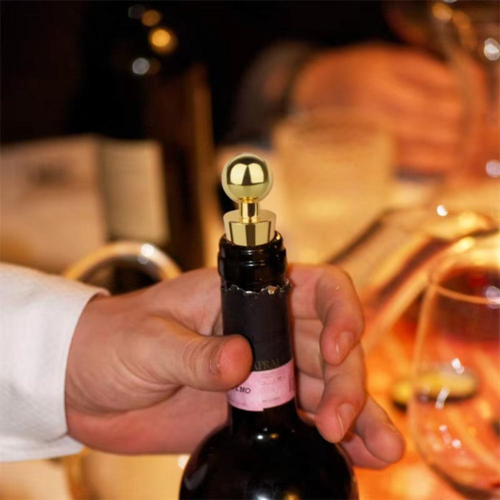 5Pcs Sealed Champagne Stopper Reusable Wine Storage Twist Cap Plug Portable Wine Stoppers  Pub