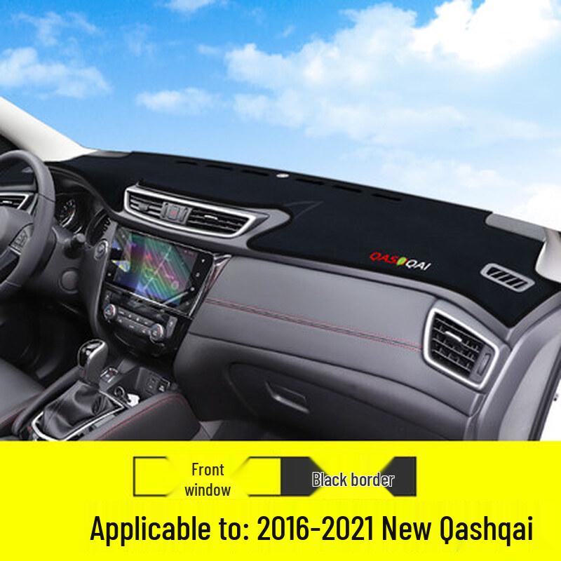 Nissan Qashqai 2016-2023 Dashboard Sunshade Anti-glare Mat for Interior Center Console 2018-2019 Qashqai