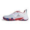 adidas Barricade Shock Absorbing Durable Low Top Tennis Shoes Men Sneakers White Red ID1550