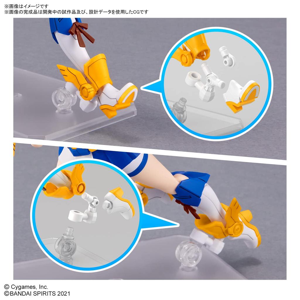 BANDAI SPIRITS 30MS Tokai Teio from Uma Musume Pretty Derby color-coded plastic model