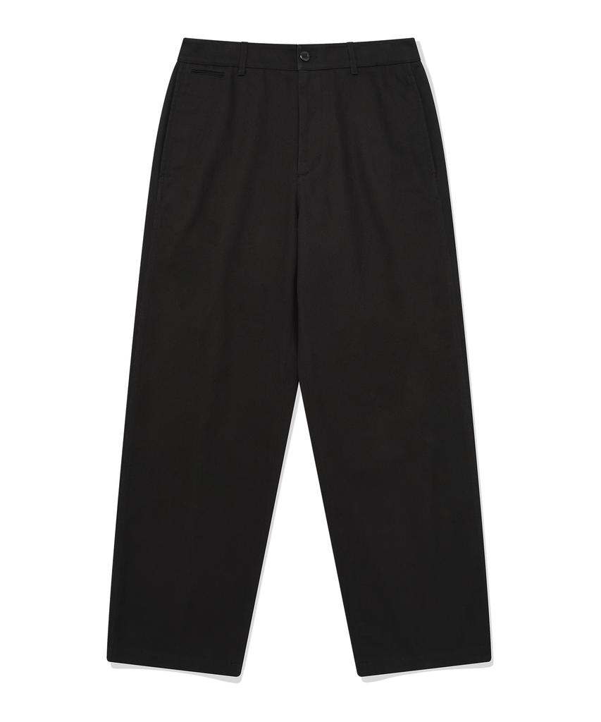 COVERNAT Chino Semi-Wide Pants Black