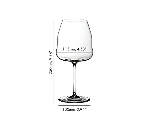 [Authentic] RIEDEL Red Wine Glass, Riedel Wine Wings, Pinot Noir/Nebbiolo, 950ml, 1234/07