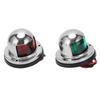 1 Pair Set 12V 24V Red Green Sailing Signal Light Marine Boat LED Bow Navigation Lamp Accessory