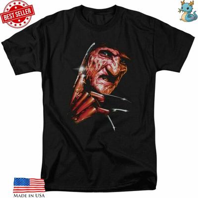 Freddy Krueger Horror T-Shirt Nightmare On Elm Street Halloween Graphic Tee Unisex T-Shirt