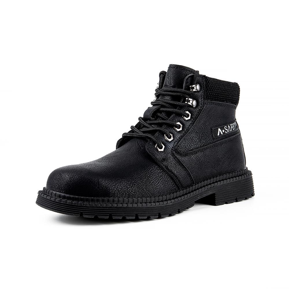 

Горячие продажи промышленных изготовленных на заказ противоскользящих антипрокольных дышащих рабочих резиновых защитных сапог со стальным носком защитная обувь 41 чёрный