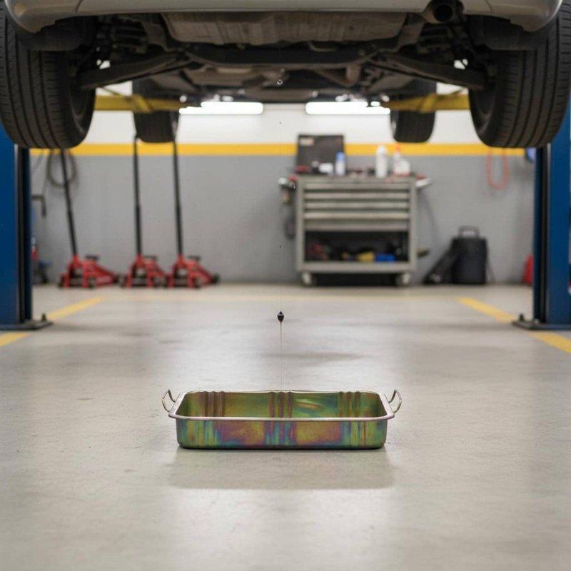 Metal Oil Drain Pan Thickened Automotive Drain Pan Auto Parts Tray Large Capacity Rust Resistant for Garage