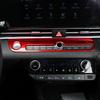 LHD/RHD For Hyundai Elantra CN7/CN7 N Car Tuning Carbon Fiber One Click Start Frame Cover Trim Accessories