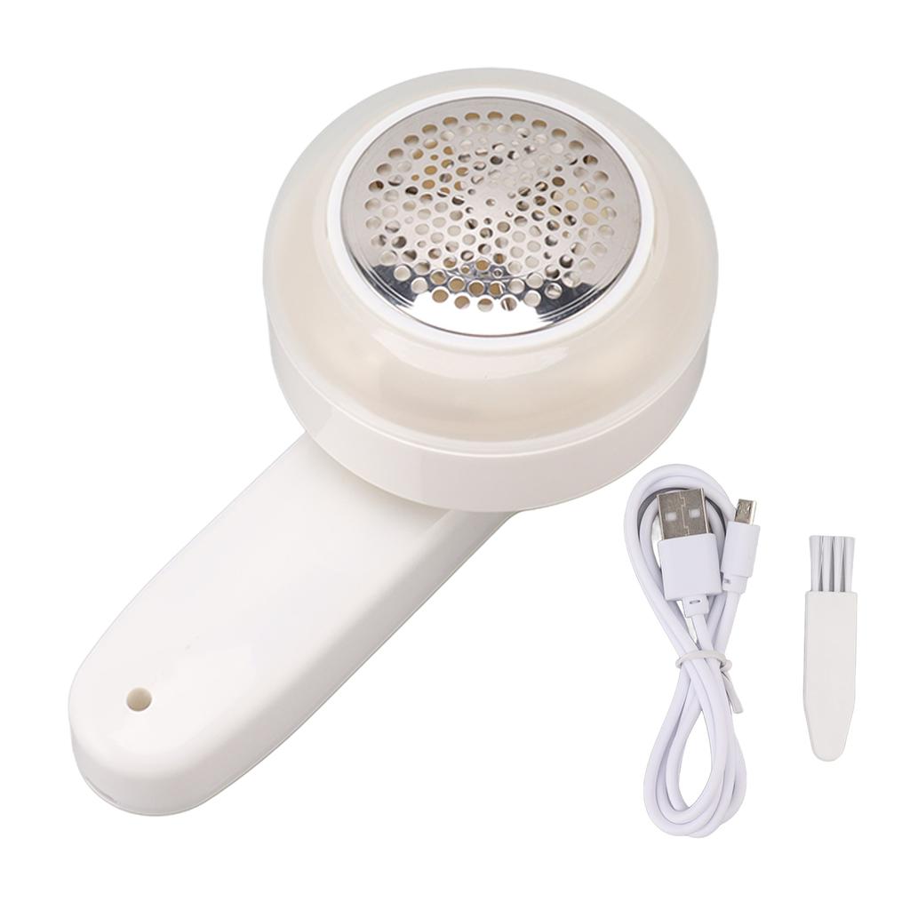 Electric Lint Remover Rechargeable Stainless Steel 3 Blades Fabric Defuzzer for Sweater Clothes