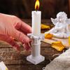 Desktop Ornaments Europe Style Miniature Candlestick Photography Props Handicraft Roman Column