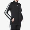 Adidas Neo Casual Retro Sports Stand Collar Knitted Jacket Women Jacket Black DM4326