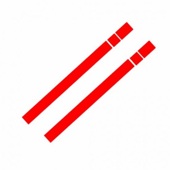 For MINI Cooper R50 R53 R56 2x Bonnet Stripes Hood Decal Vinyl Cover Sticker