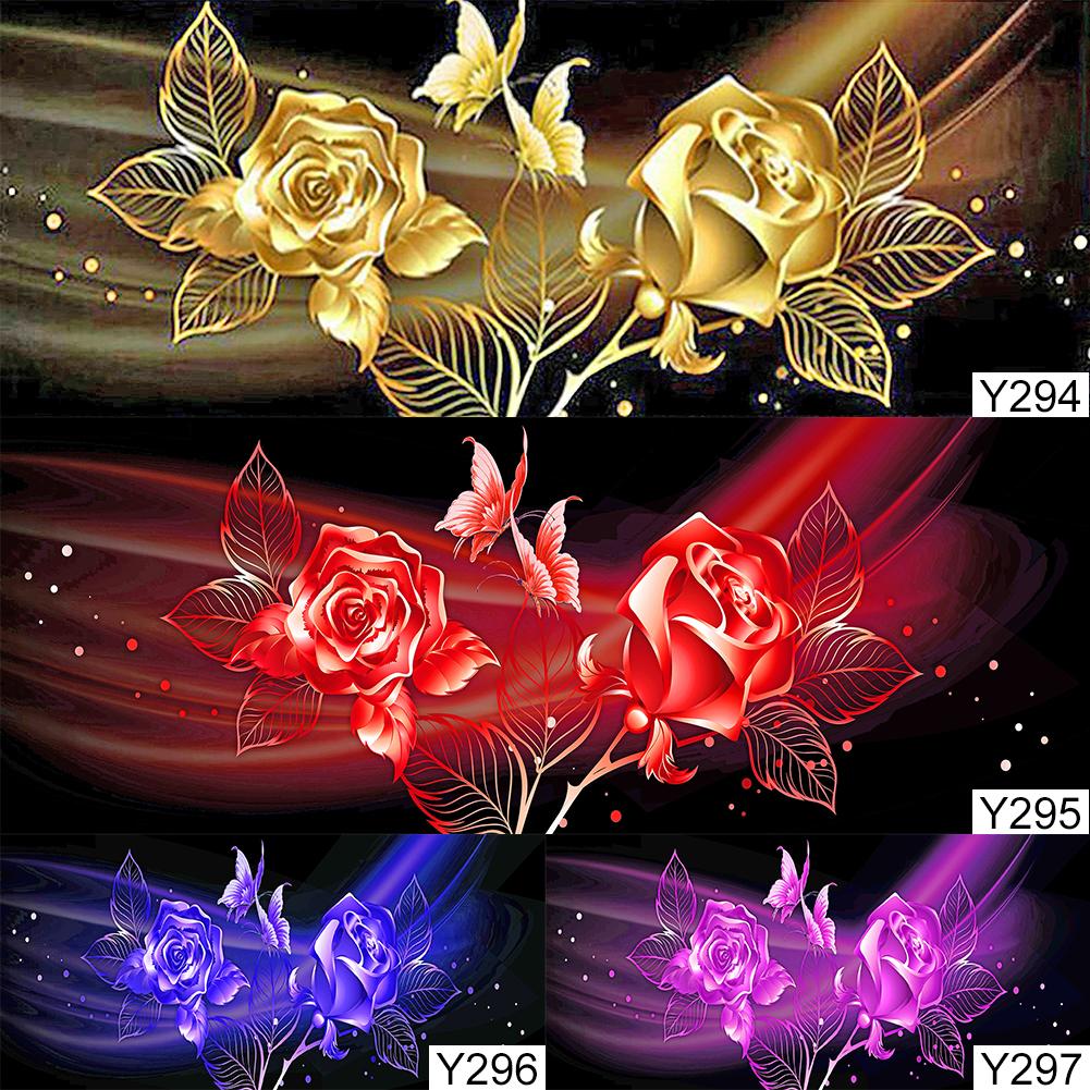 Home Decoration Embroidery Pattern Canvas Picture Diamond Flower Rose 5D Creative Pattern Diamond Painting Kit