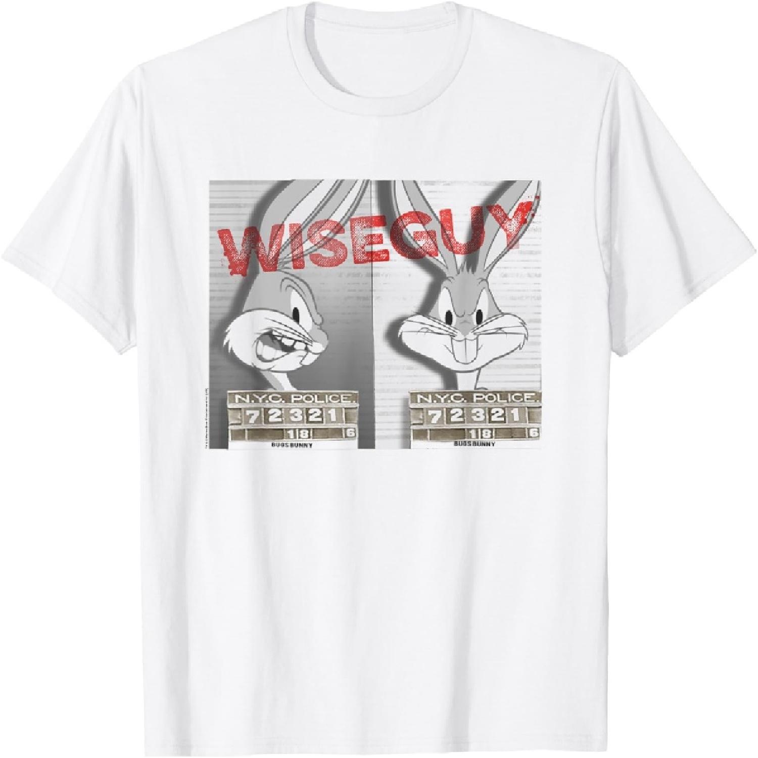

Looney Tunes Bugs Bunny Wiseguy T-Shirt XXXXXL білий