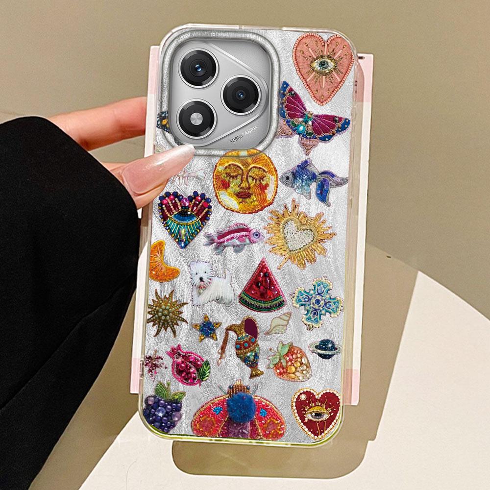 

Чехол для телефона Heart Sun Eyes Bowknow Women Girl для Honor 400 200 90 Smart Pro Magic7 6 5 70 Lite X9a X9c X8b X8a X8c X7c X6c Honor Magic7 Lite белый