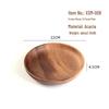 Acacia Wood Round Serving Plate