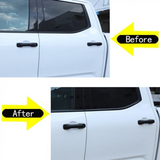 Matte Black Exterior Outer Side Door Handle Cover Trim For Toyota Tundra +